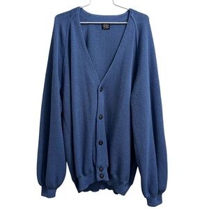 Alpaca Golf Cardigan "Retro Pro" Professional Cardigan Size XL